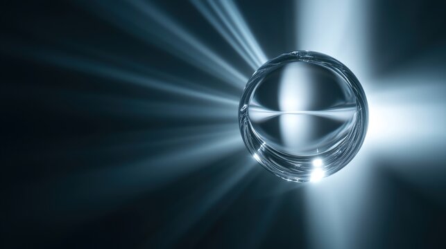 globule. A liquid mercury droplet sliding down a smooth glass surface, leaving a mirrored trail. STEM education sheets, lab safety posters, designed for biotech research communications.