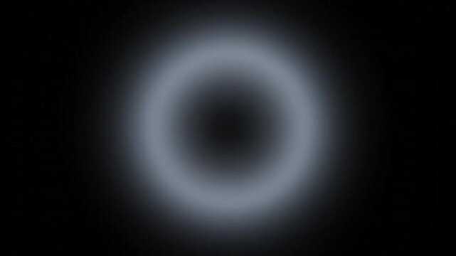 Soft Grey Smoke Ring Pulse on Black, Foggy Circular Halo Animation, Misty Portal Loop, Abstract Breath Vapor Effect for Atmosphere, Vaping, and Motion Graphics Overlay