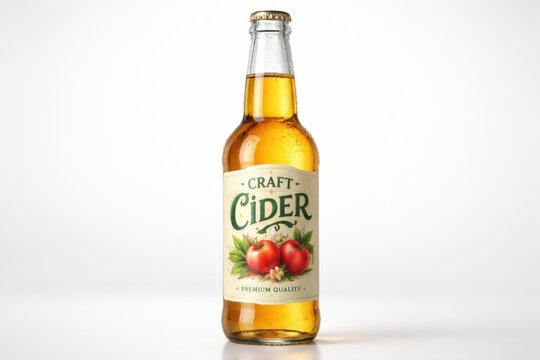 Apple Cider Bottle Mockup