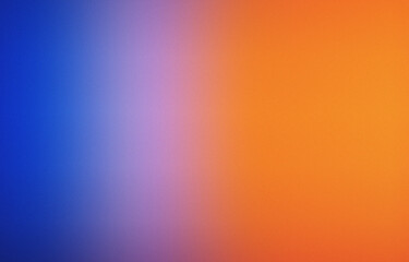 Obraz premium Warm sunset orange meets cool ocean blue abstract backdrop