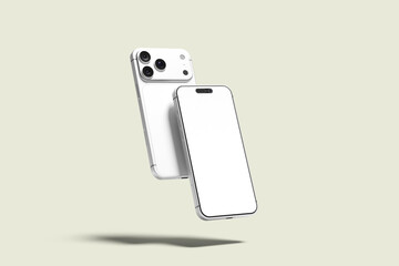 Phone Screen Blank Mockup