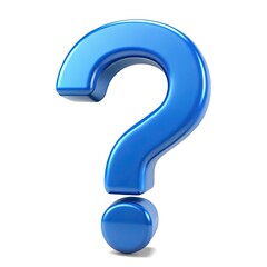blue question mark