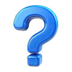 blue question mark