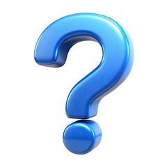 blue question mark