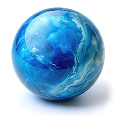 blue glass sphere