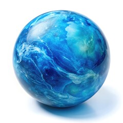 blue glass sphere