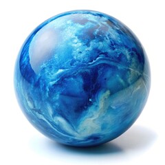 blue glass sphere