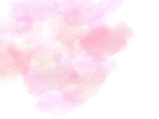 Fototapeta premium Pink Watercolor Smoke Abstract Background