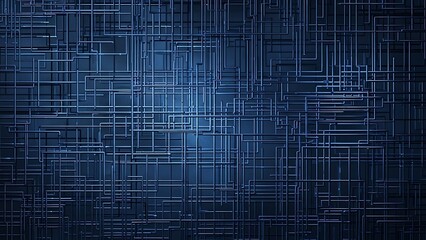 Futuristic digital network pattern with glowing white lines