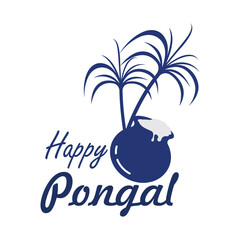 logo design for Happy Pongal celebration
