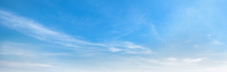 clear blue sky with  clouds