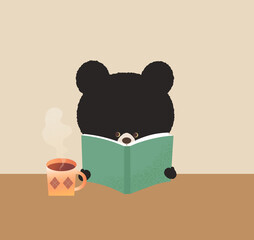 こぐまと本 © risusha