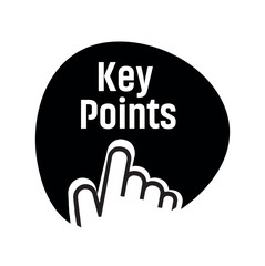 key points text on white background