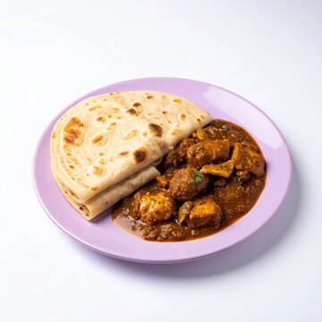 South Indian Parotta and Chicken Curry