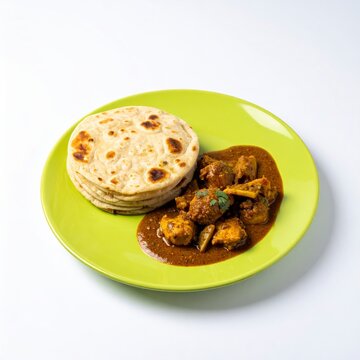 South Indian Parotta and Chicken Curry