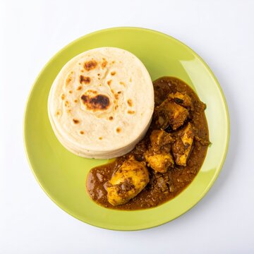 South Indian Parotta and Chicken Curry