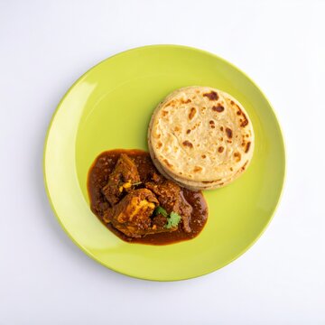 South Indian Parotta and Chicken Curry