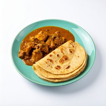 South Indian Parotta and Chicken Curry