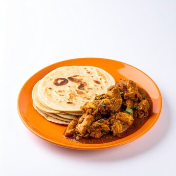 South Indian Parotta and Chicken Curry