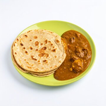 South Indian Parotta and Chicken Curry