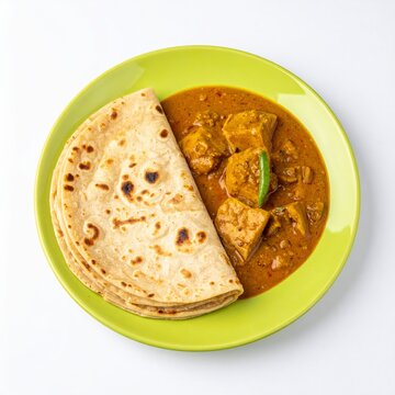South Indian Parotta and Chicken Curry