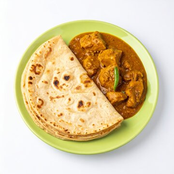 South Indian Parotta and Chicken Curry