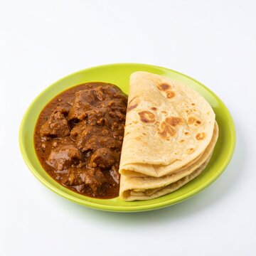 South Indian Parotta and Chicken Curry