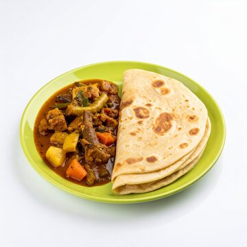 South Indian Parotta and Chicken Curry