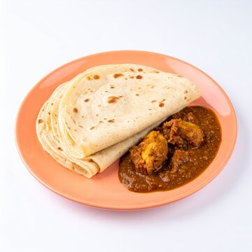 South Indian Parotta and Chicken Curry