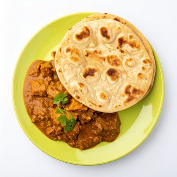 South Indian Parotta and Chicken Curry