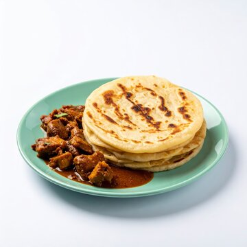 South Indian Parotta and Chicken Curry