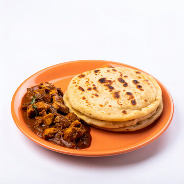 South Indian Parotta and Chicken Curry