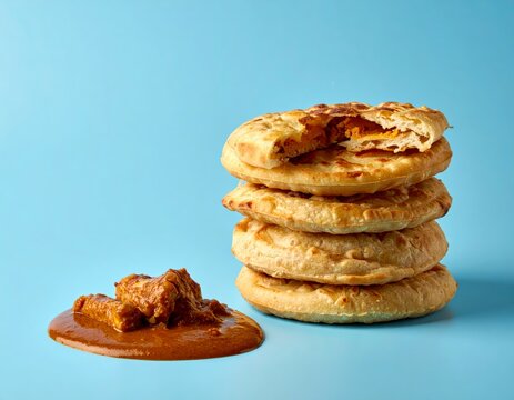 South Indian Parotta and Chicken Curry