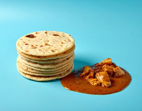 South Indian Parotta and Chicken Curry