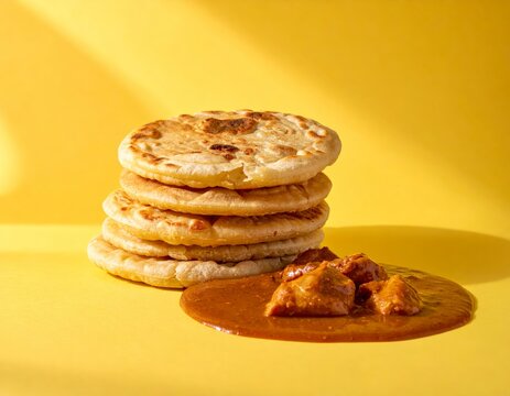 South Indian Parotta and Chicken Curry