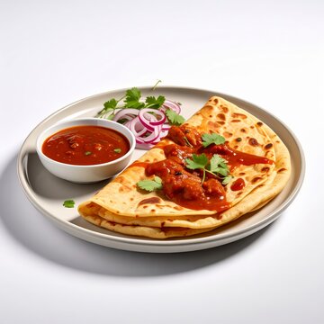 South Indian Parotta and Chicken Curry