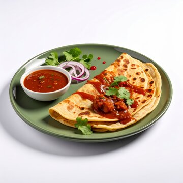 South Indian Parotta and Chicken Curry