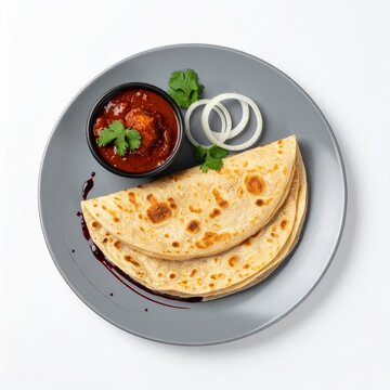 South Indian Parotta and Chicken Curry