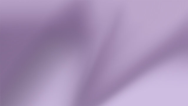 Smooth flowing waves of purple silk and metallic satin create an abstract background texture with soft light patterns and a blurred grey design