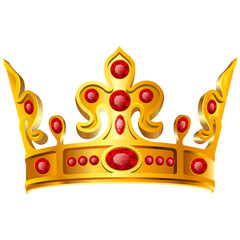 Red Crown, Red Crown with, gold, computer icons, red crown clipart © Alexey Pustovoy