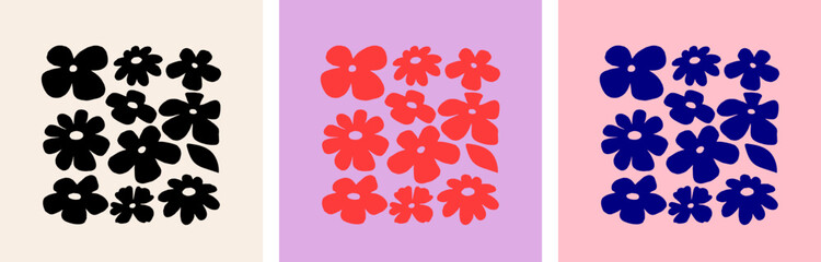 Fototapeta premium Abstract seamless floral pattern, wallpaper and wrapping paper design