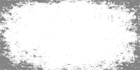 Obraz premium Abstract grunge background with a vintage black ink splash pattern and a dirty paint splatter border design on old paper texture vector illustration