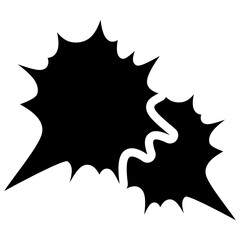 Talk Bubbles Icon. Dialogue and Speech Bubbles for Chat, Message, Communication and Conversation Concepts. Vector Illustration