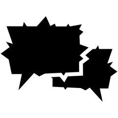 Talk Bubbles Icon. Dialogue and Speech Bubbles for Chat, Message, Communication and Conversation Concepts. Vector Illustration