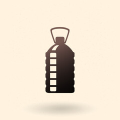 Vector Basic Icon of Plastic Bottle