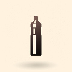 Vector Basic Icon of Plastic Bottle