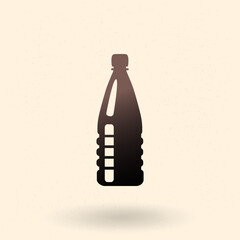Vector Basic Icon of Plastic Bottle