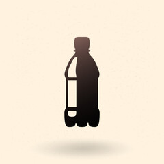 Vector Basic Icon of Plastic Bottle