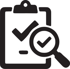Compliance Audit Results and Verified Report Vector Icon