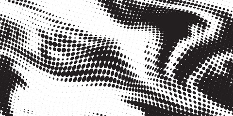 Fototapeta premium Halftone effect vector background. Vector sport